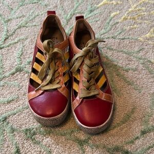Spring Step L’Artiste open leather sneakers 36